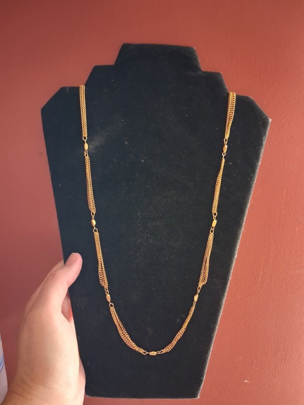 30 inch Trifari chain necklace